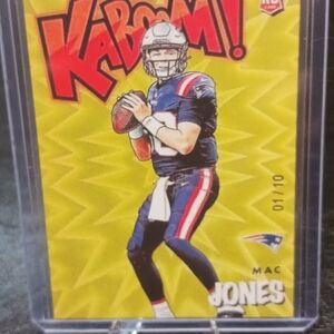 2021 Panini Absolute Kaboom Mac Jones Rookie Novelty Card